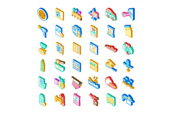 Business, Industry & Ed Icon Set