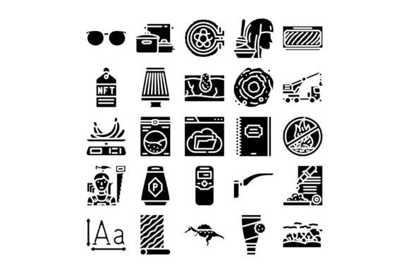 Collection of Business and Lifestyle Gly: Icons That Just Work—Wherever You Need Clarity