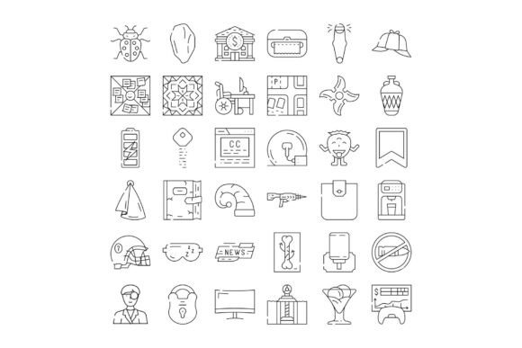 Collection of Miscellaneous Outline Icon: A Practical Guide for Designers and Developers