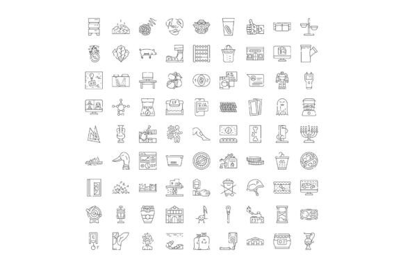 Diverse Linear Icons Covering a Wide Range: Why Minimal Black-and-White Line Art Powers Clarity Across Domains