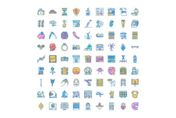 Hand Drawn Doodle Icon Set Illustrating: A Versatile Visual Tool for Diverse Projects