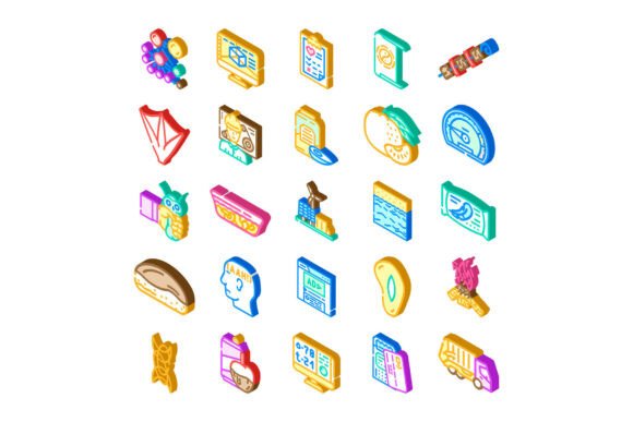 Isometric Icon Collection for Business a