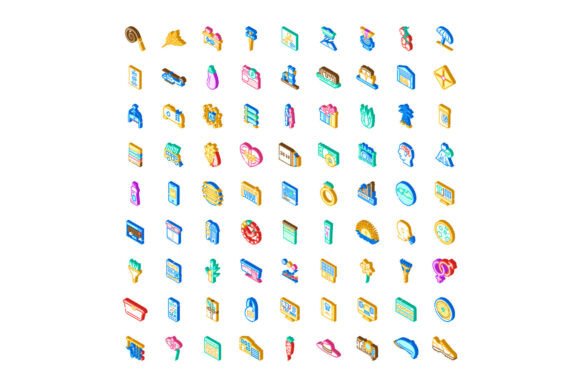 Isometric Icon Collection for Web and Us