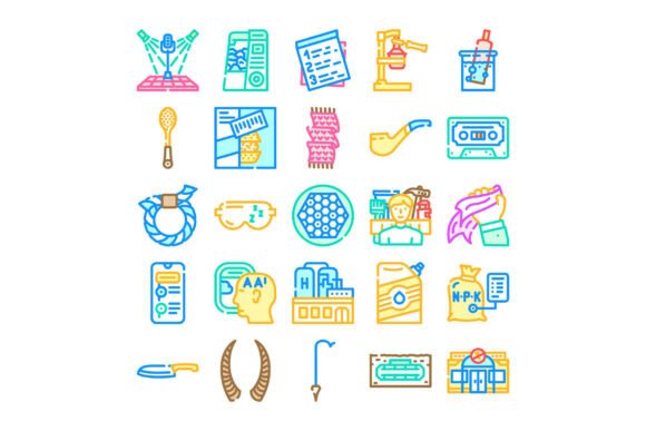 Various Outline Icons Collection for Web